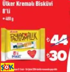 ÜLKER KREMALI BİSKÜVİ 8'Lİ